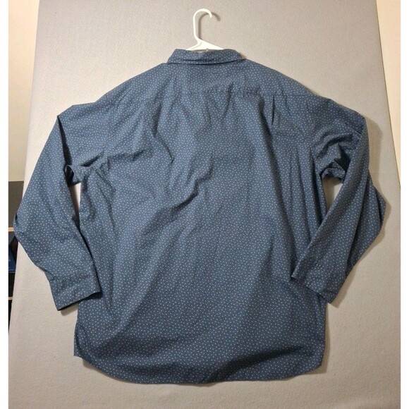 Charles Tyrwhitt Shirt Mens 3XL Blue Floral Non Iron Long Sleeve Button Up - Picture 6 of 8